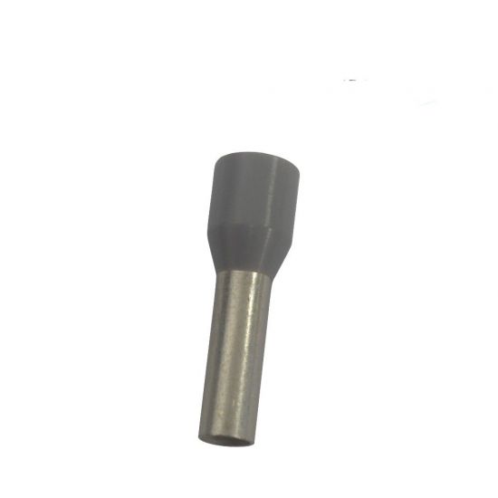 TERMINAL TUBULAR SIMPLES CINZA 4,0MM