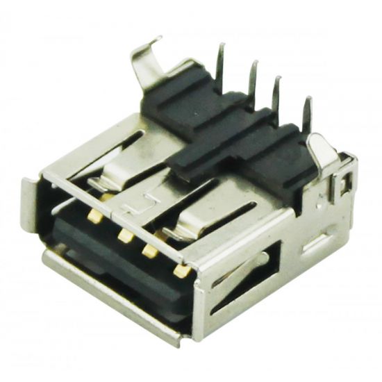 CONECTOR USB FEMEA 90 GRAUS YH-USB01A