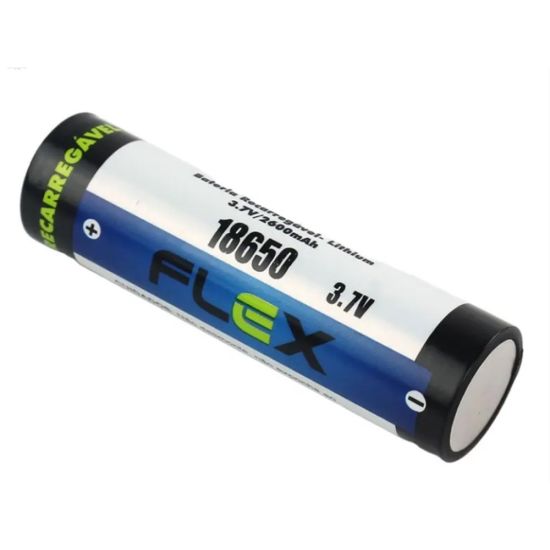 BATERIA LANTERNA 18650 3,7V 3800Mah 65MMX17MM FLEX BATERIA RECARREGAVEL  LITHIUM ($$$010)