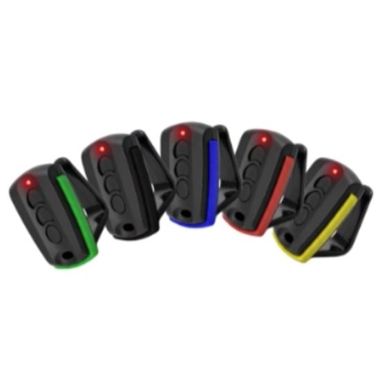 CT PORTAO HOMBRUS 433MHZ 3 BOTOES BIT COLORIDO COM CLIP QUEBRA SOL