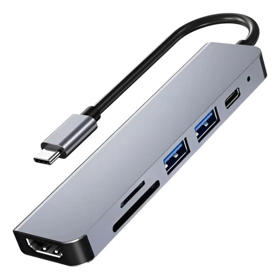 HUB USB TIPO C PARA HDMI 6 EM 1 3.0 KAPBOM KA-6051