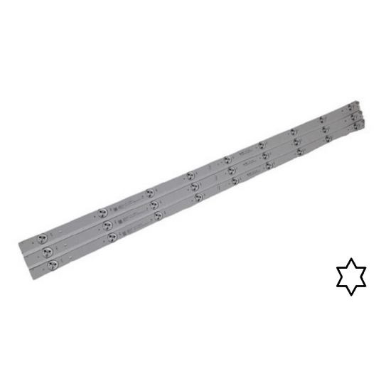 KIT 3 BARRAS LED PHILCO PTV43E60SN