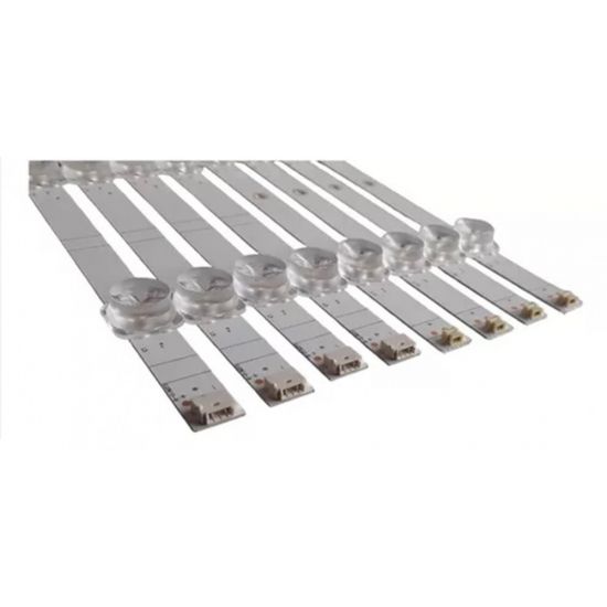 KIT 8 BARRAS LED SEMP TOSHIBA 55C350LS/KB  55C350L 55C350LS