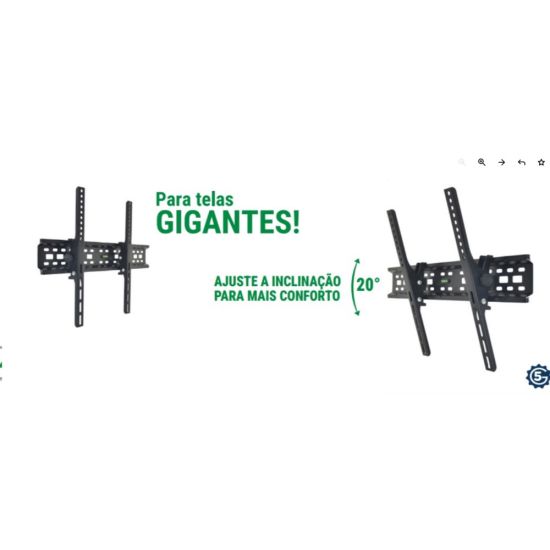 SUPORTE TV INCLINAVEL 26" A 65" TILT-2660 MULTIVISAO