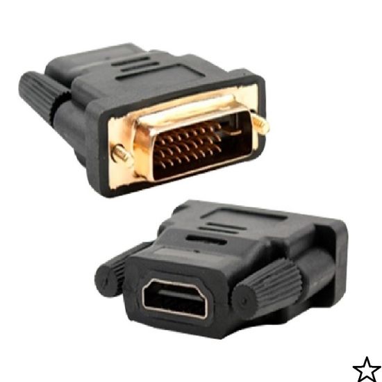 ADAPTADOR DVI (24+1M) X HDMI FEMEA