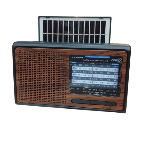 RADIO PORTATIL FM USB BATERIA RECARREGAVEL KA-8818