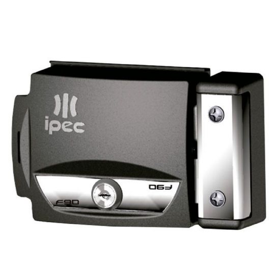 FECHADURA PRETA PORTAO F90 IPEC