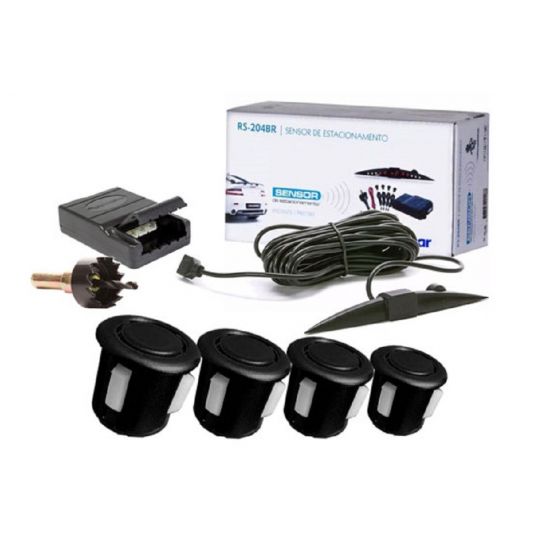 SENSOR ESTACIONAMENTO 4 PONTOS RS204BR BR ROADSTAR