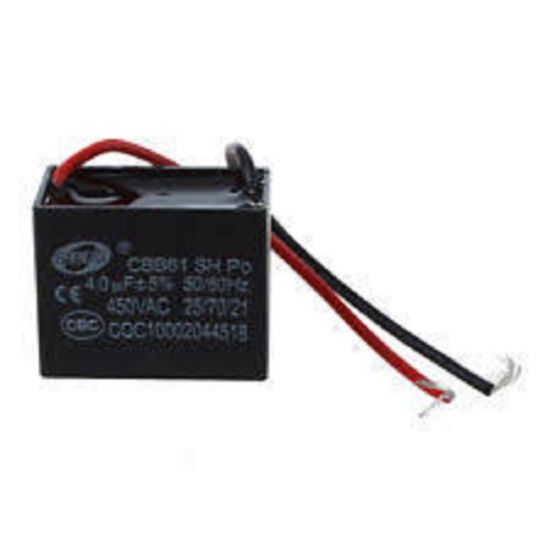 CAPACITOR MOTOR     6UF X 450V 2 FIOS RETANGULAR
