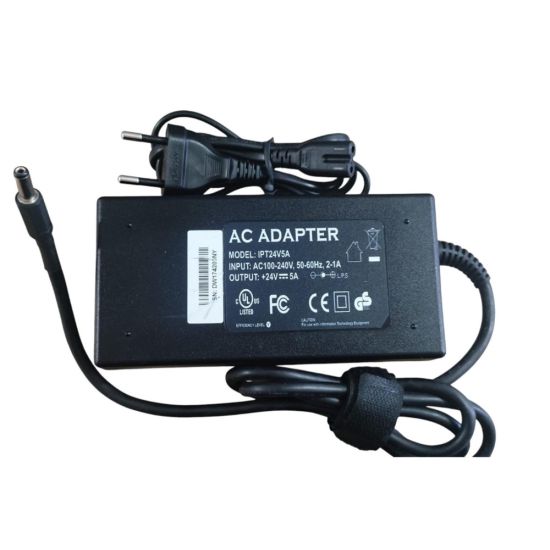 FONTE CHAVEADA 24V   5A 100% REAL 500G DE PESO