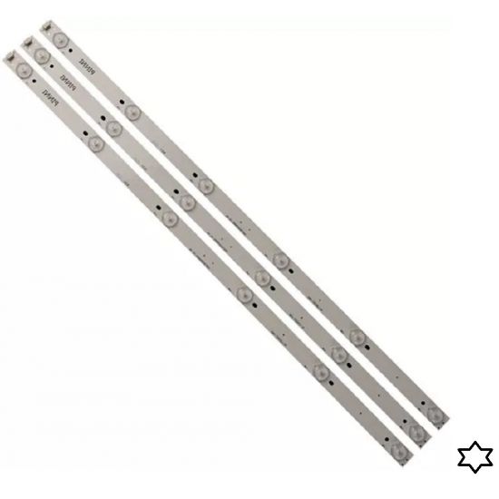 KIT 3 BARRAS LED TCL 40L2600 40D2900F 40S4900 6V