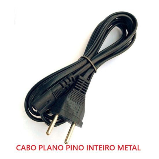 CABO RADIO GRAVADOR CCE/PHILIPS PP PLANO 1,50 MTS PINO INTEIRO METALICO CABO DE FORCA OITINHO ($$$20)