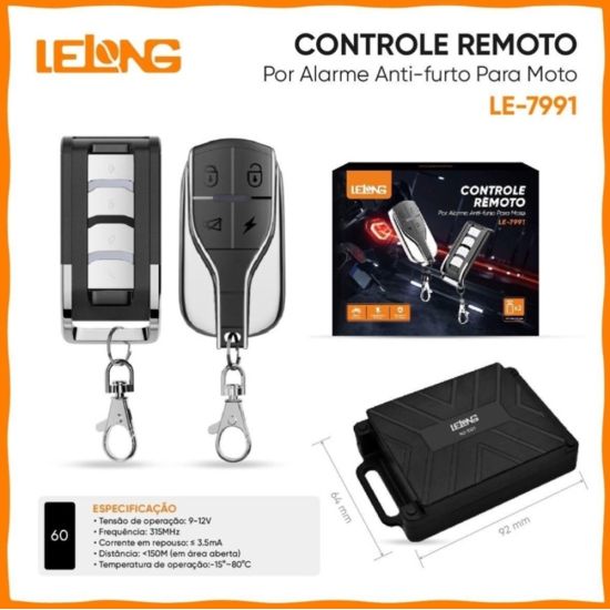 CT PORTAO UNIVERSAL 433 MHZ COPIADOR 4 BOTOES le-7001-3 (Duplicado)