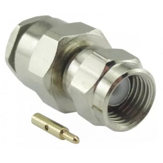 CONECTOR SMA MACHO RETO CABO PRENSA RG58 3042 KLC