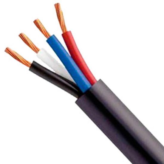 FIO ENERGIA PP 4X0,50MM 300/500v PRETO CABOMIX CABO PP 4 VIAS