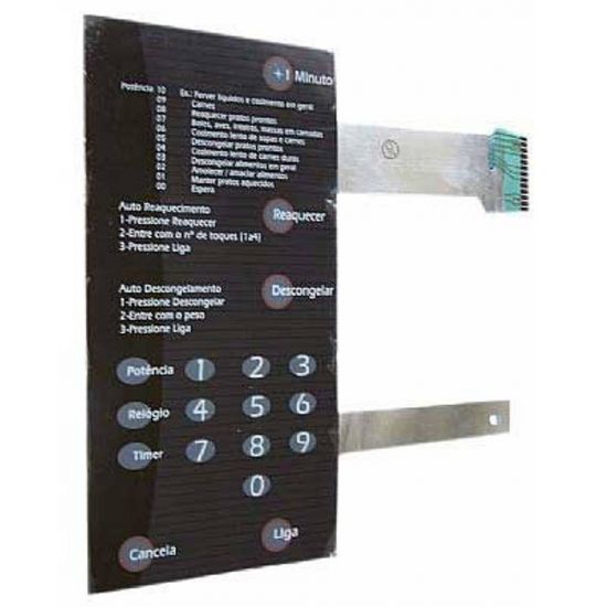 MEMBRANA BRASTEMP BMP31 PRETA S/ DOURADOR (9,7X19,