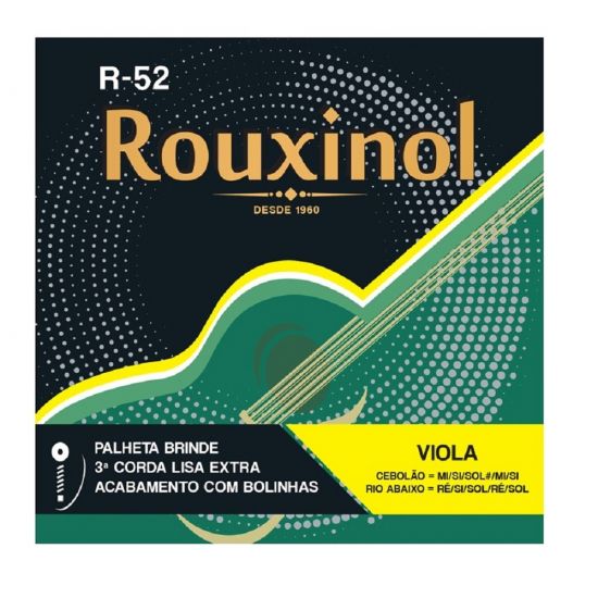 ENCORDOAMENTO DE AÇO PARA VIOLA ROUXINOL  R-52