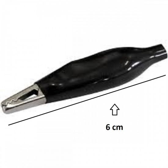 GARRA JACARE GRANDE COM CAPA  6 CM (PT) ($$$50)