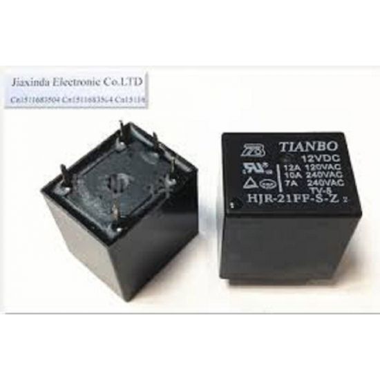 RELE 12V 12A /15A 5 PINOS HJR21FF