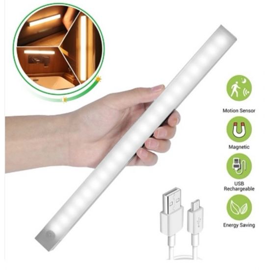 LAMPADA LED 30CM INTELIGENTE COM SENSOR FLEX