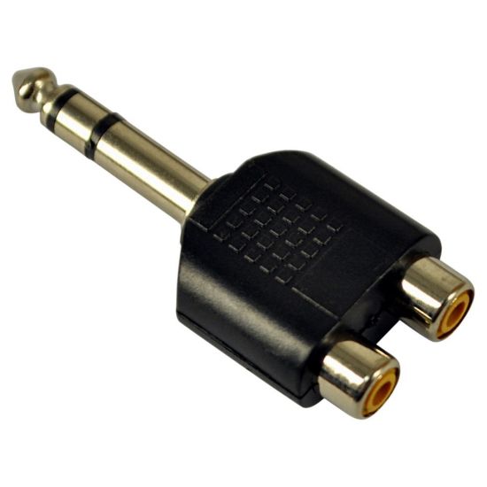 PLUG ADAPTADOR 2 JACK RCA X P10 STEREO