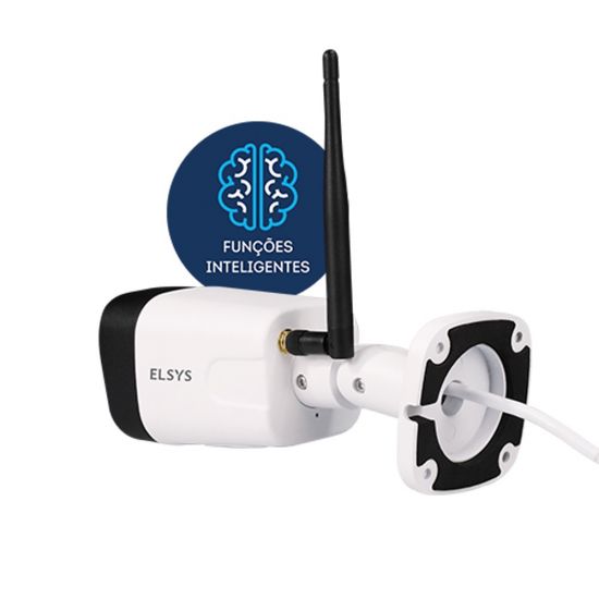 CAMERA WIFI EXTERNA FIXA 1080P C/IR ESC-WB3F ELSYS