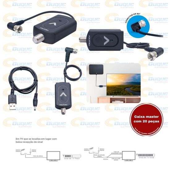 BOOSTER AQUARIO BT26 INTERNO VHF-UHF-FM