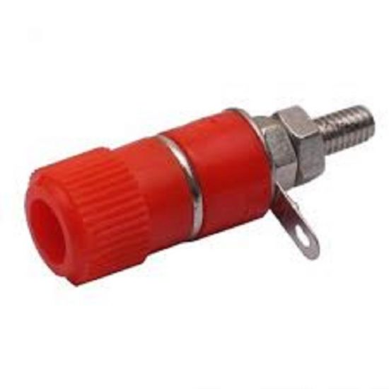 BORNE BANANA MEDIO VERMELHO 11X33MM