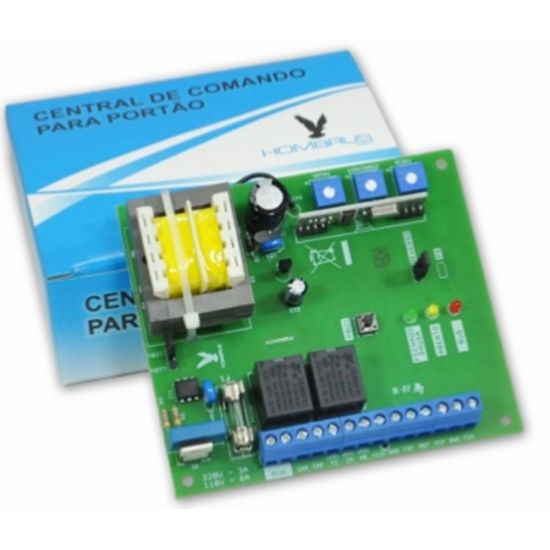 PLACA DE MOTOR ELETRONICO PCMD-25 HOMBRUS PLACA UNIVESAL MOTOR DE PORTAO ATE 200 CONTROLES