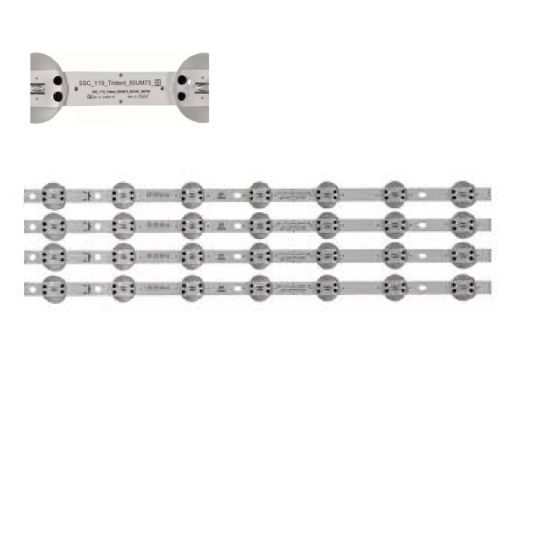 KIT 4 BARRAS LED 50UM7510PSB 50UM7360PSA 50UM7500PSB