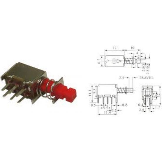 CHAVE L/D MINI 6TERM. C/TRAVA C/SUPORTE