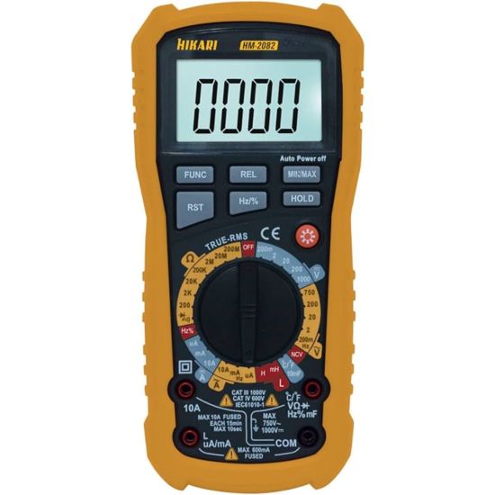 MULTIMETRO DIGITAL CAT IV 600V  HM-2082 HIKARI