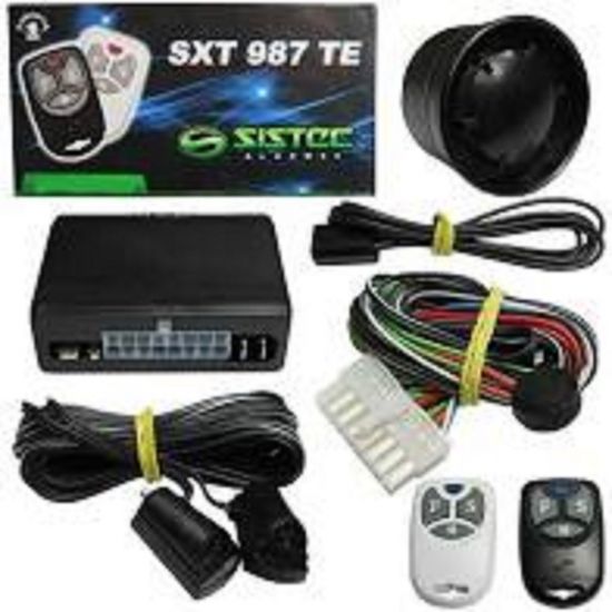 ALARME CARRO SISTEC SXT987 C/ BLOQUEIO 2 CONTROLES
