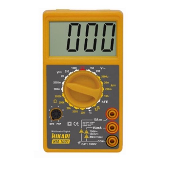 MULTIMETRO DIGITAL HM1001 HIKARI