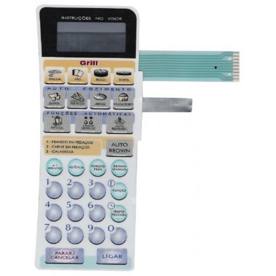 MEMBRANA PANASONIC NNG 61 BRANCA C/ RELEVO