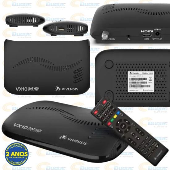 RECEPTOR DIGITAL SAT HD VX10 VIVENSIS NOVA PARABOLICA