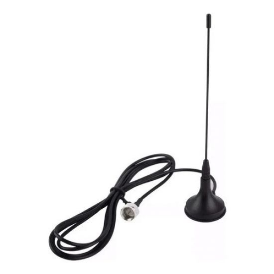 ANTENA INTERNA MINI COM BASE MAGNETICA