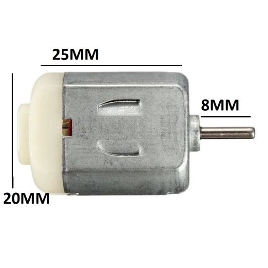 MINI MOTOR DC RE-140RA-181001,5 A 3V 21*25MM ARDUINO