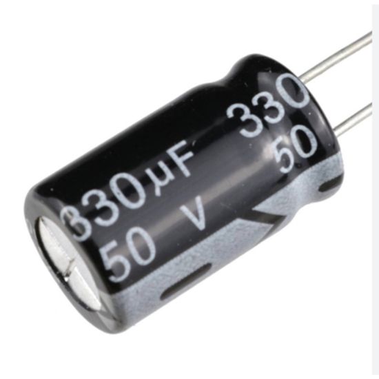 ELETROLITICO   330uF x 50V RD