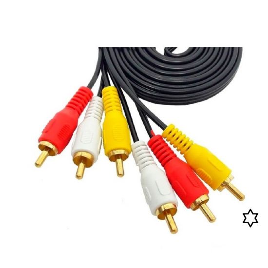 CABO 3RCA X 3RCA 1,80MTS GOLD ($$$005)