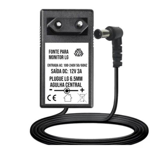 FONTE MONITOR LG / SAMSUNG 12V 3A