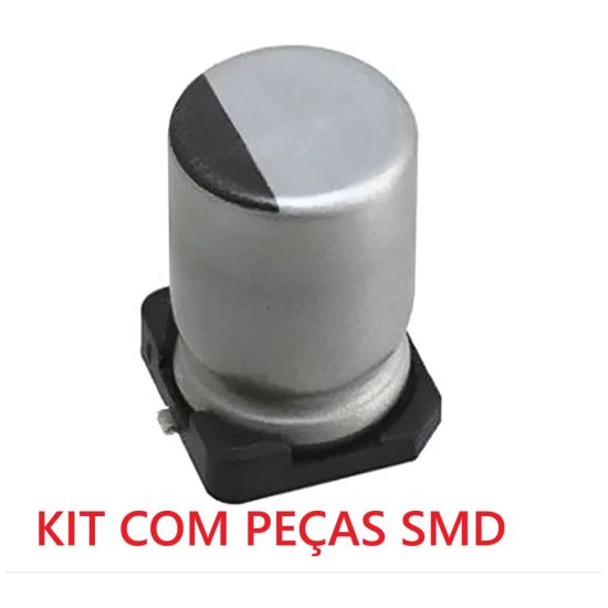 KIT 10 PEÇAS ELETROLITICO SMD 47UF X 16V