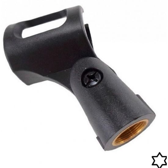 SUPORTE MICROFONE SM58 CACHIMBO-SERVE MIC SEM FIO