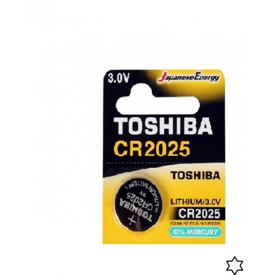 BATERIA CR2025 LITHIUM TOSHIBA