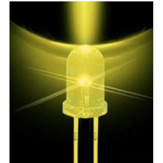 LED  3MM AMARELO ALTO BRILHO