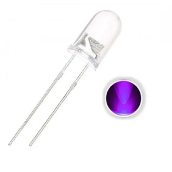 LED  5MM ROXO ALTO BRILHO