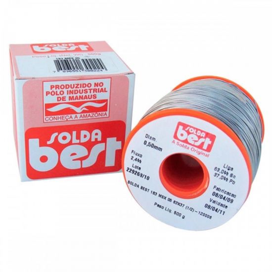SOLDA LARANJA  0,5MM 63X37 RL 500G MSX05 BEST
