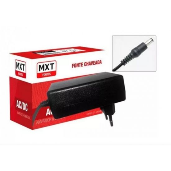 FONTE 12V    2A  PLUG 2,5 X 5,50 MXT