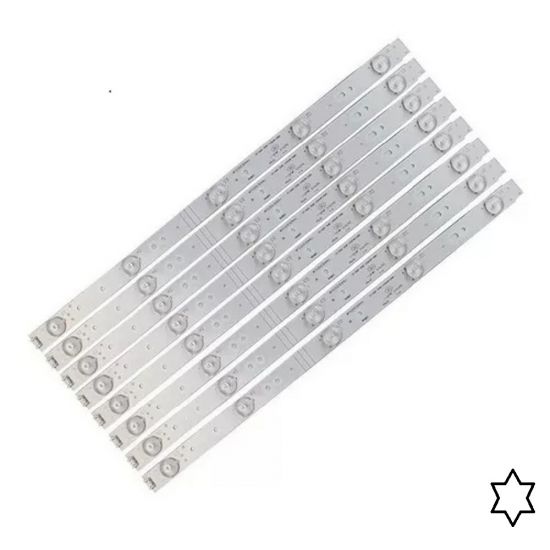 KIT 8 BARRAS LED PHILCO PH43E30DSGW PH43E30