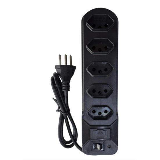 FILTRO LINHA PRETO 5 TOMADAS PADAN FTLPR05